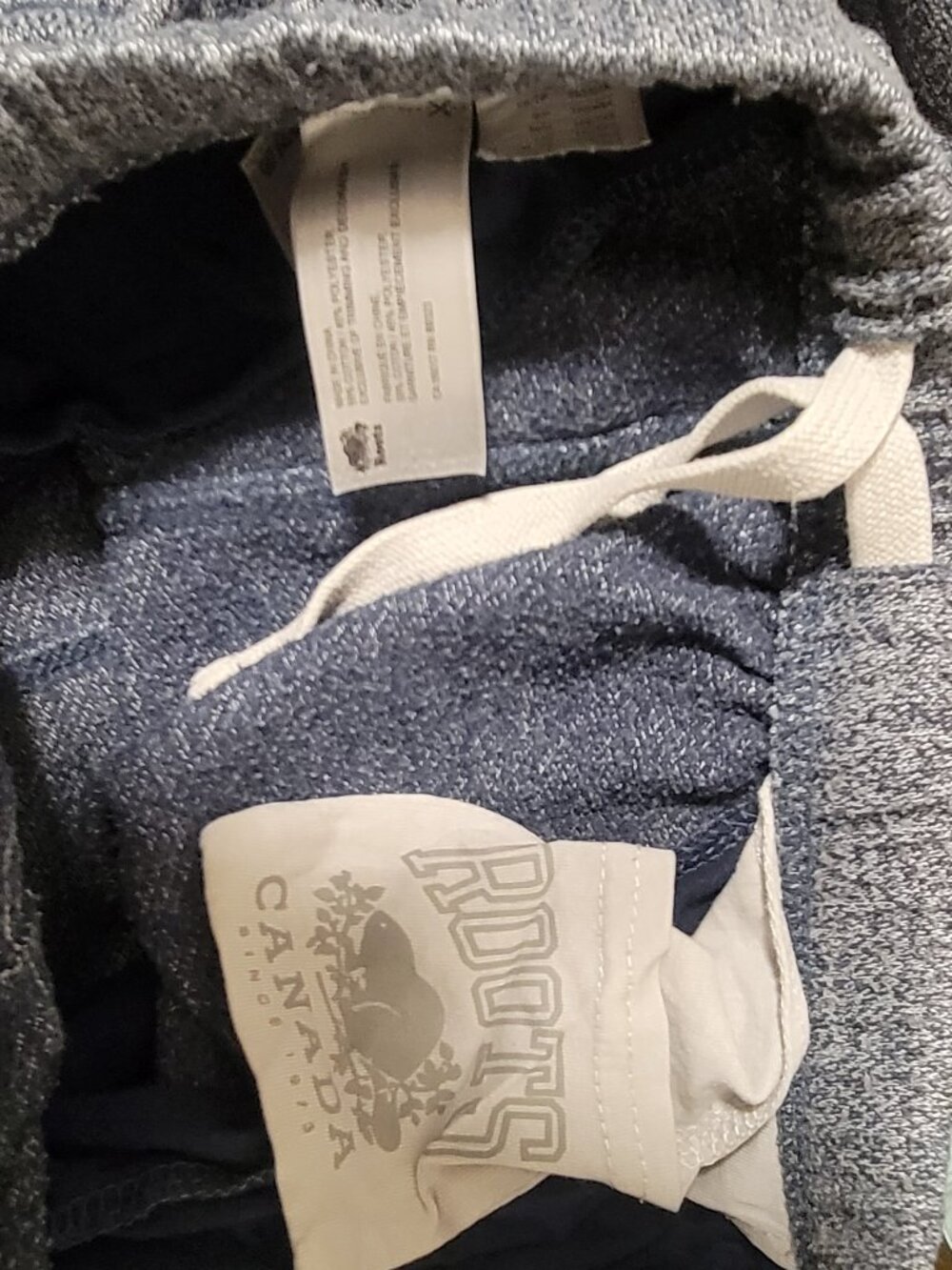 Roots Organic Original Cooper Beaver Sweatpants - Salt & Pepper / S - Picture 9 of 9